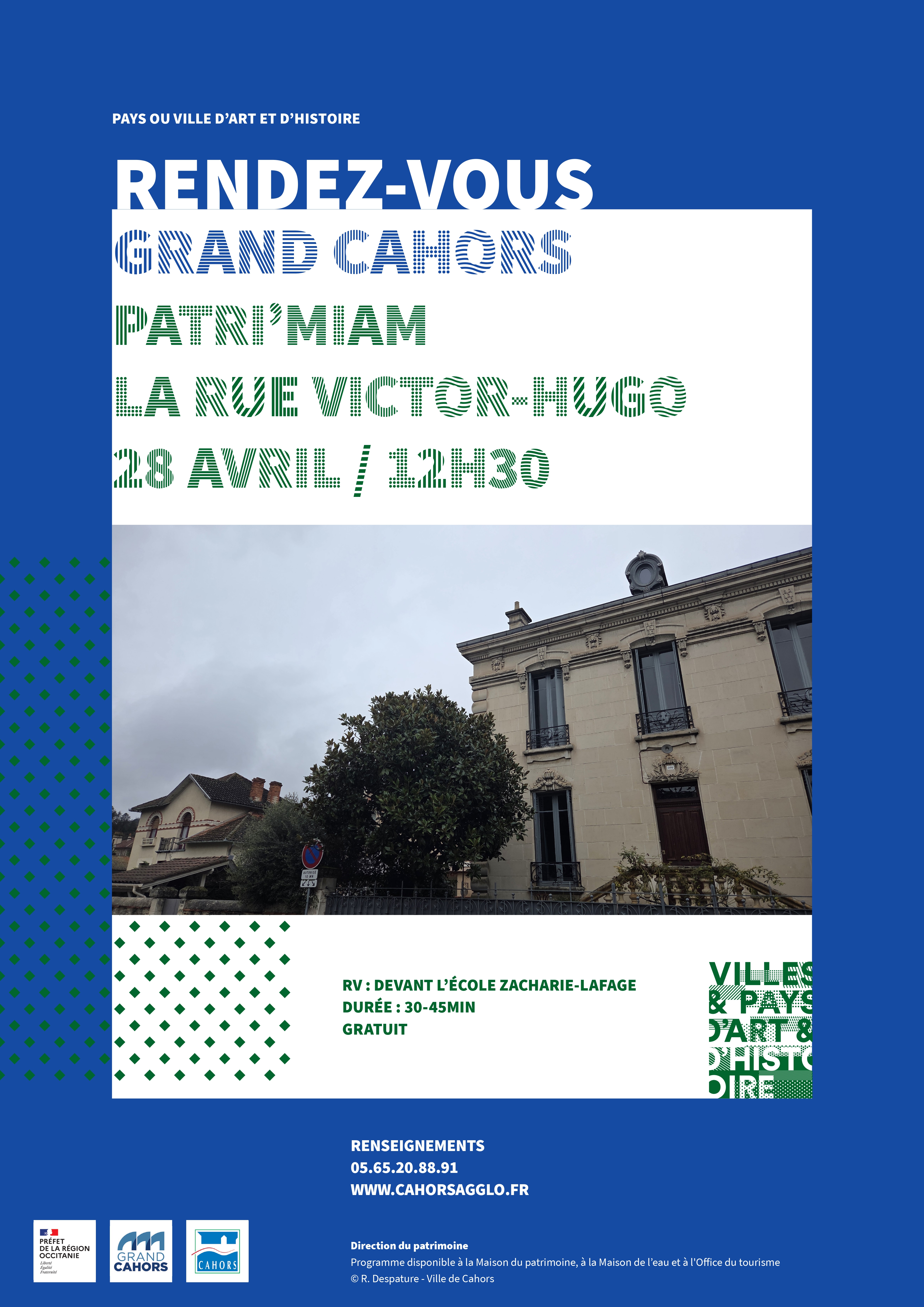 Figeac : Patri'miam : La rue Victor Hugo