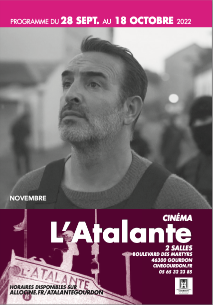 Figeac : L'Atalante fait son Cinéma : du 28 Septembre au 18 Octobre 2022