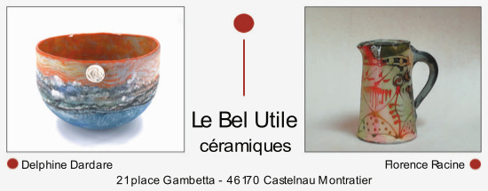 Figeac : Exposition de Céramiques à la galerie Le Bel Utile