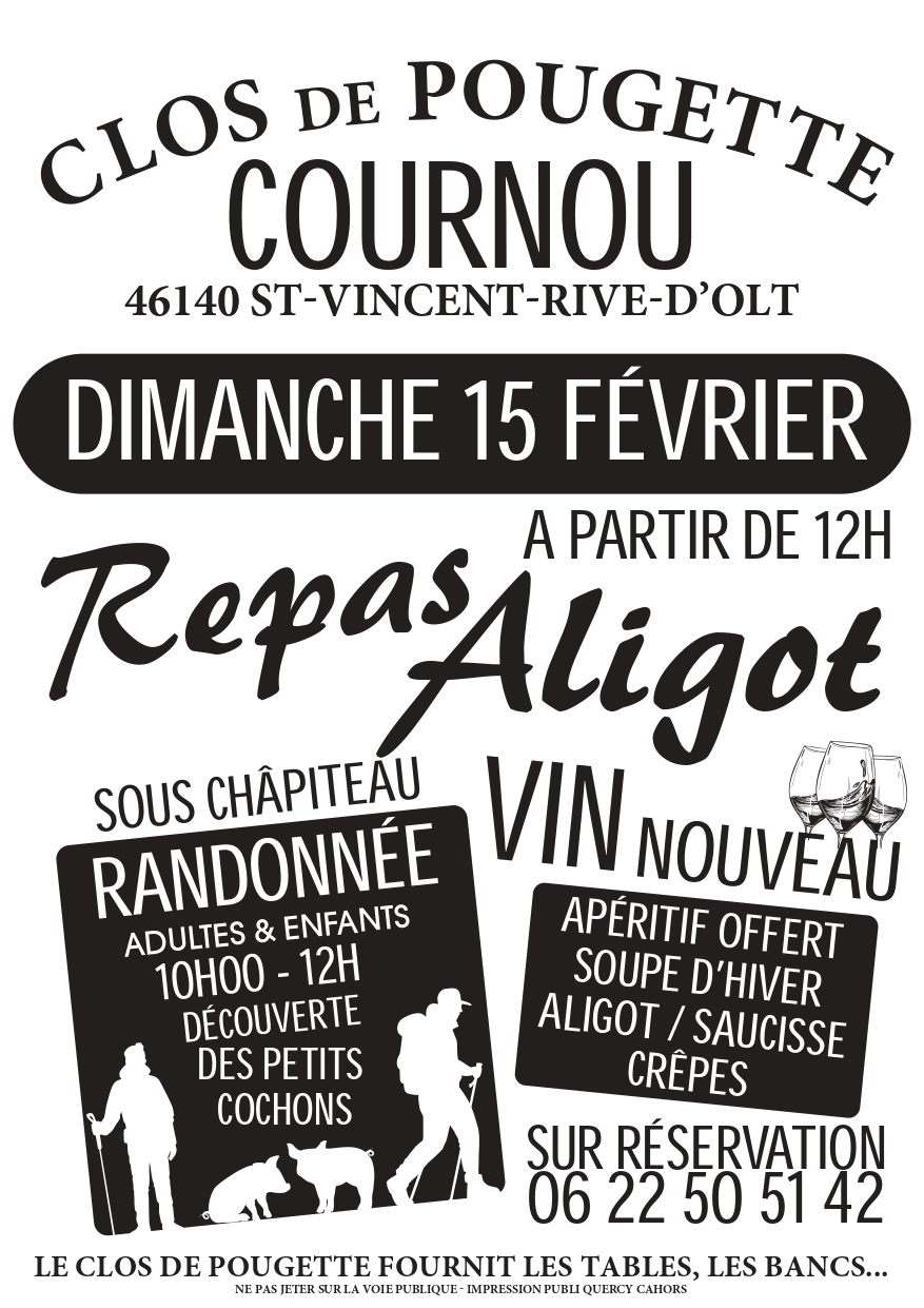 Figeac : ****ANNULE**** Repas Aligot