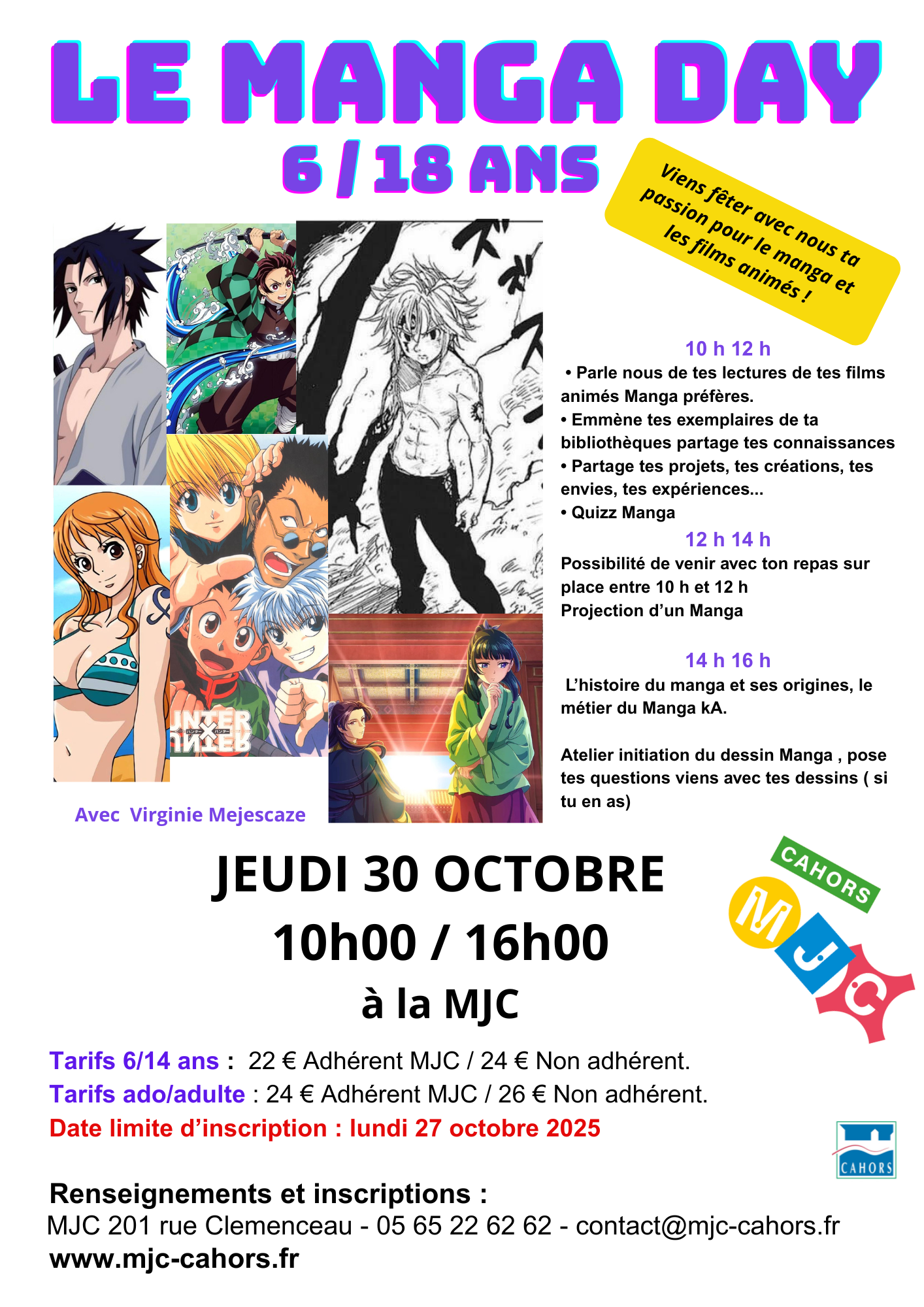 Figeac : Le Manga Day - MJC Cahors