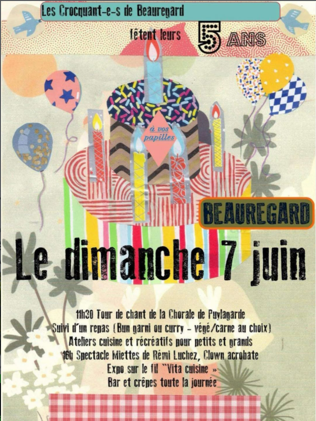Figeac :  Les Croquant.e.s fêtent leurs 5 ans !