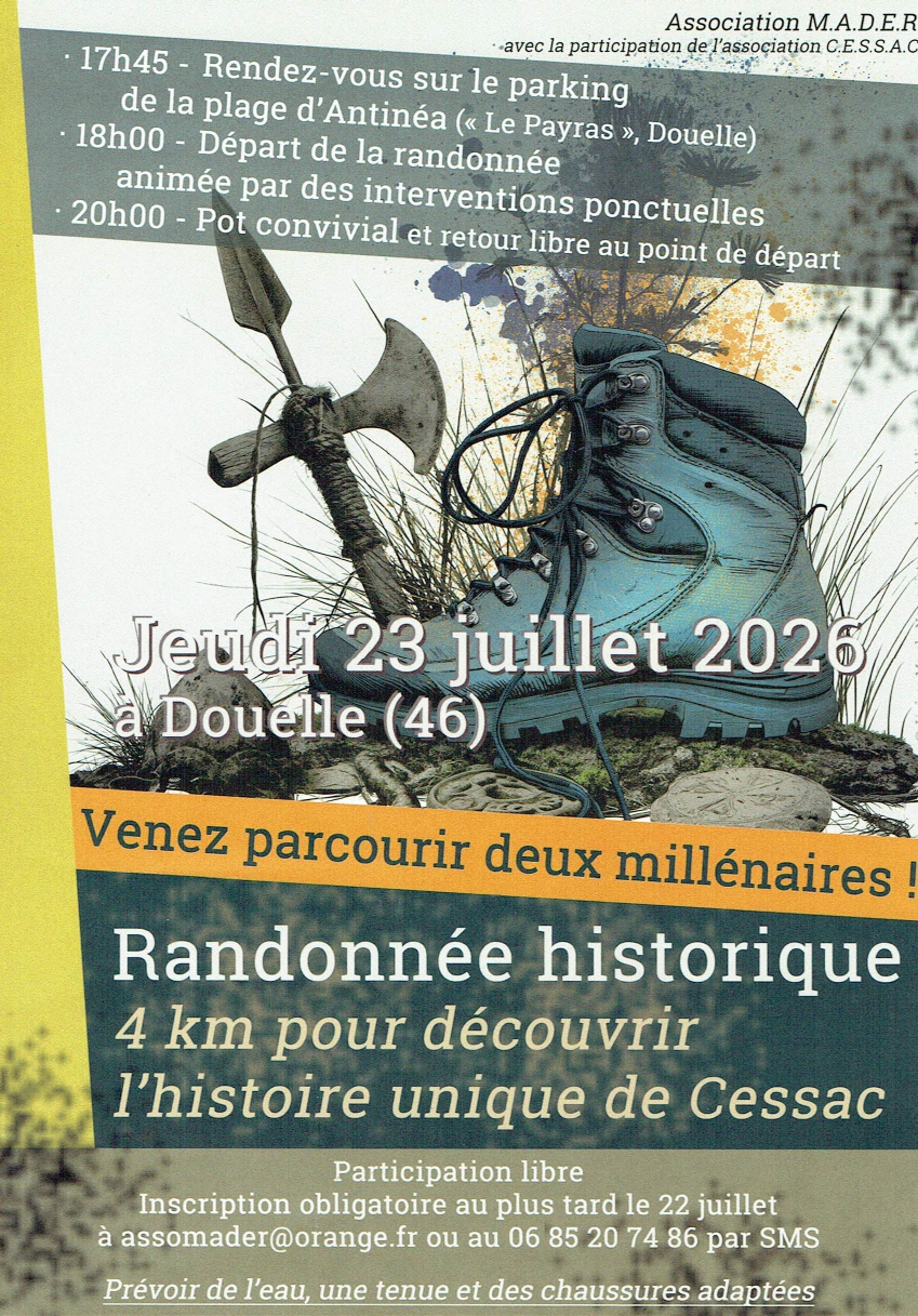 Figeac : Randonnée historique à Douelle