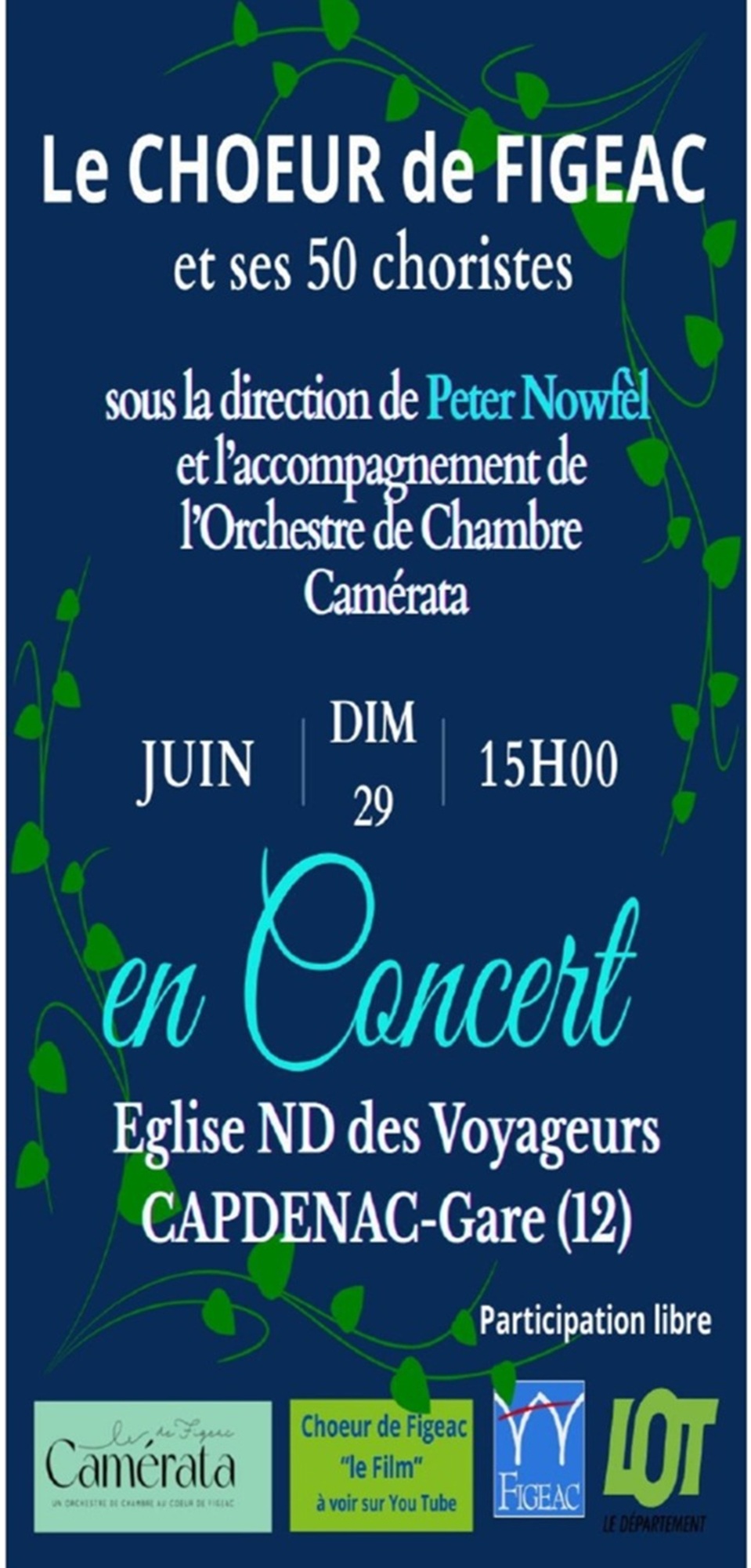 Figeac : Concert du Chœur de Figeac et Camérata