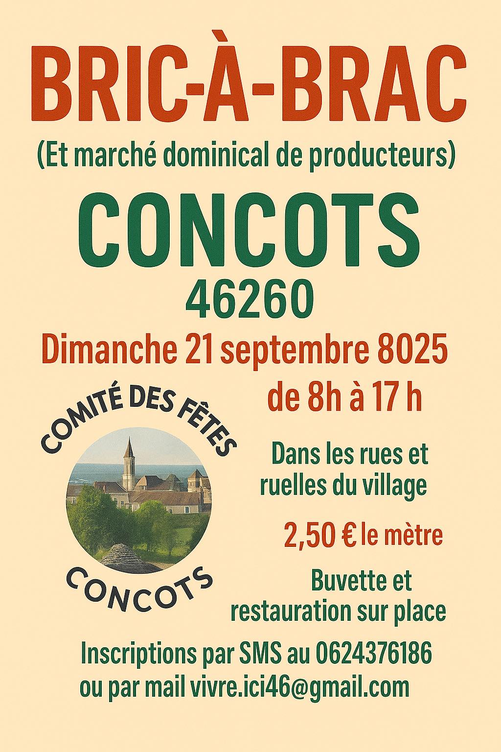 Figeac : Vide-greniers à Concots