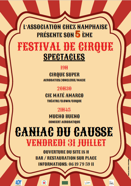 Figeac : Festival de Cirque à Caniac-du-Causse