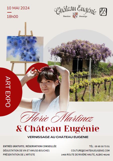 Figeac : Vernissage au Château Eugénie