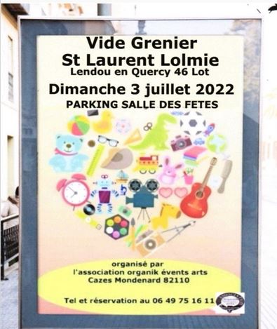 Figeac : Vide-Greniers à Saint-Laurent-Lolmie