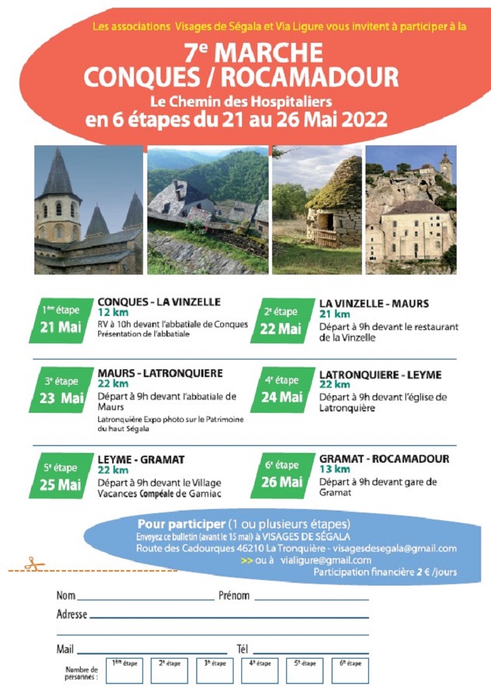 Figeac : 7e Marche Conques Rocamadour 