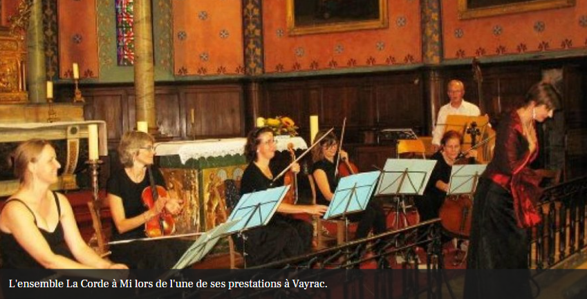 Figeac : Concert ensemble instrumental Corde à Mi