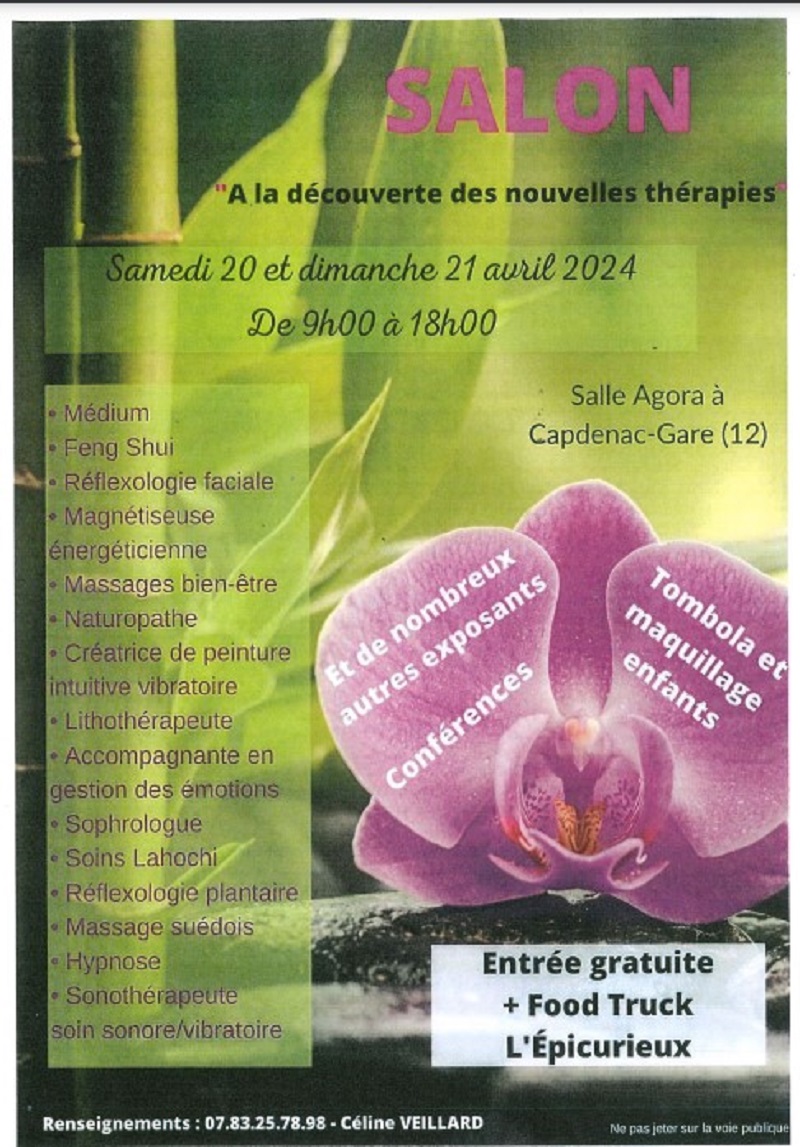 Salon des nouvelles thérapies à Capdenac-Gare