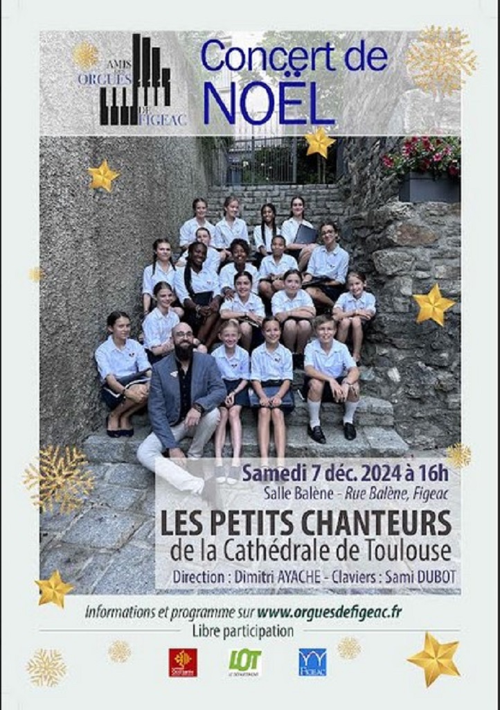 Concert de Noël des Amis des Orgues à Figeac