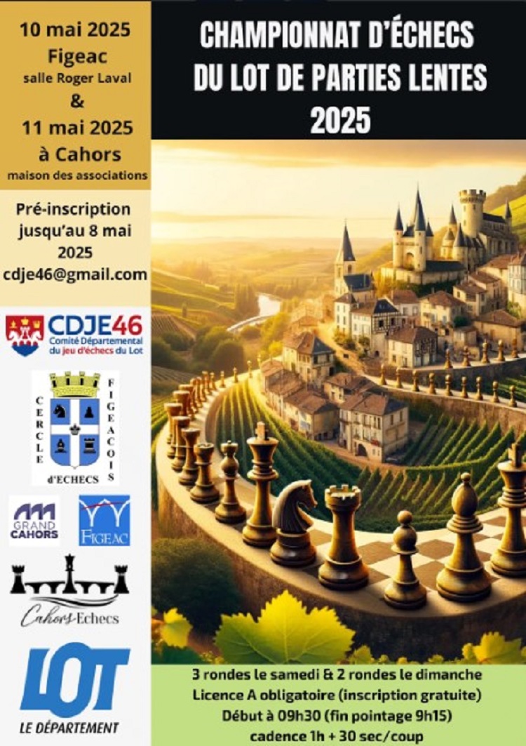 Figeac : Grand tournoi d'échecs à Figeac