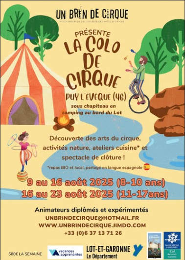 Figeac : La colo de cirque