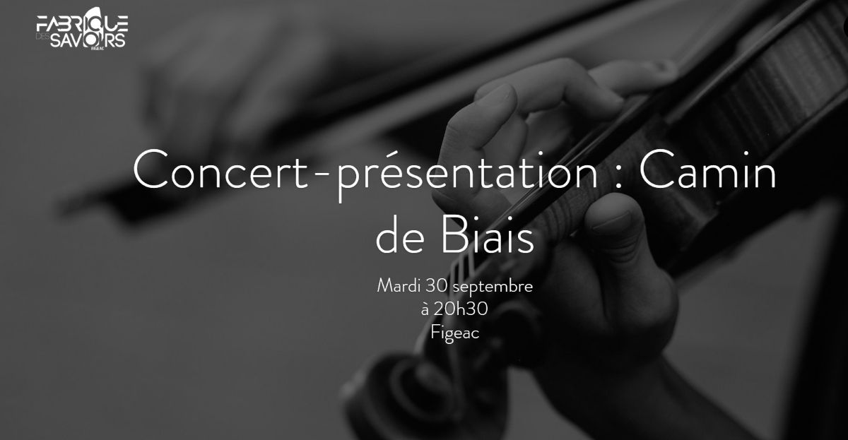 Concert-présentation de Xavier-Vidal à Figeac, 