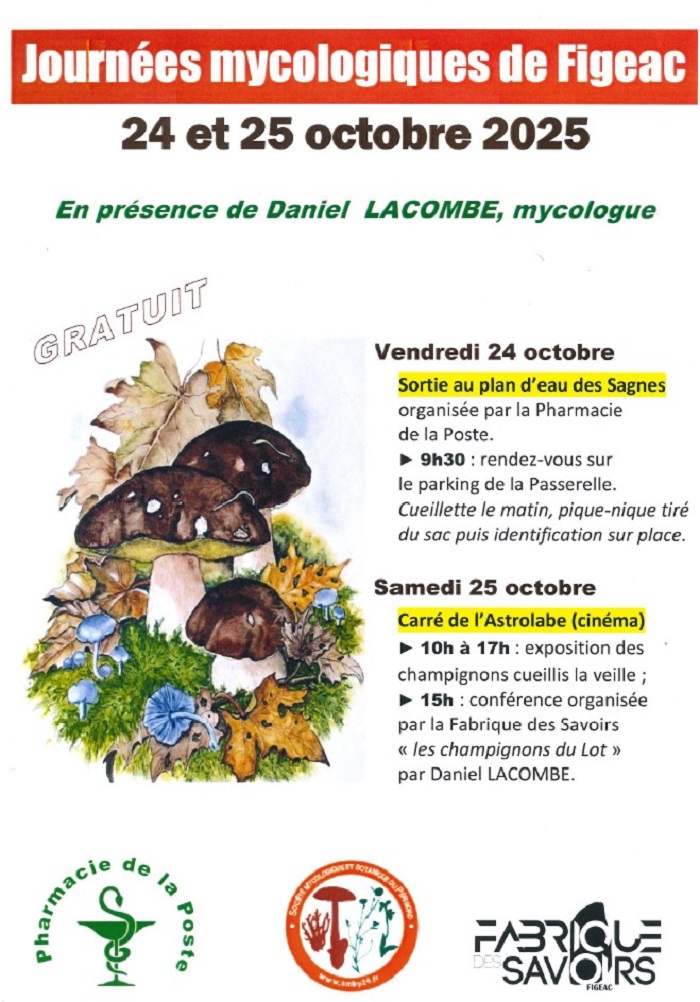 Figeac : Journées Mycologiques de Figeac