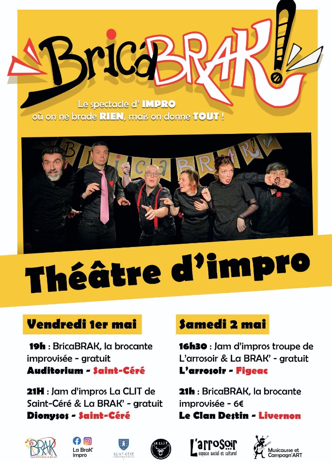 Figeac : Spectacle “BricabraK” à Livernon