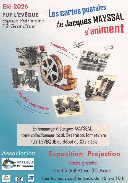 Figeac : Exposition : Les cartes postales animées de Jacques Mayssal