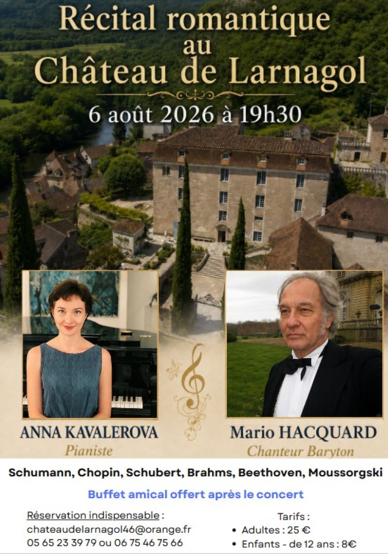 Figeac : Récital romantique au Château de Larnagol