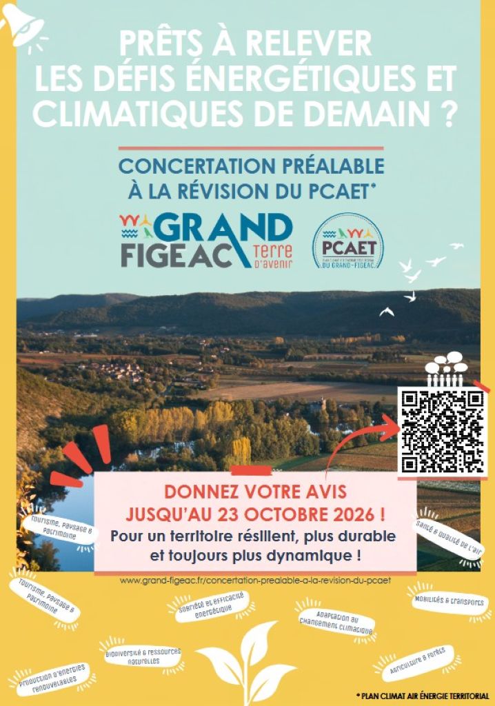 Figeac : Temps d'échange, concertation : Plan Climat-Air-Énergie Territorial à Figeac