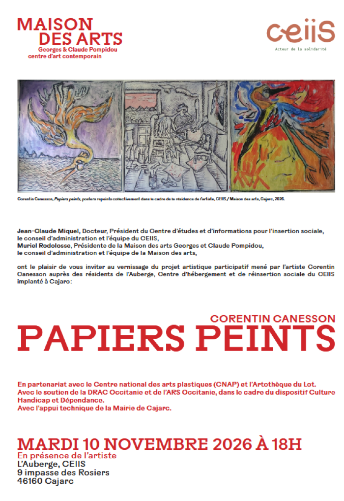 Figeac : Vernissage du projet artistique 