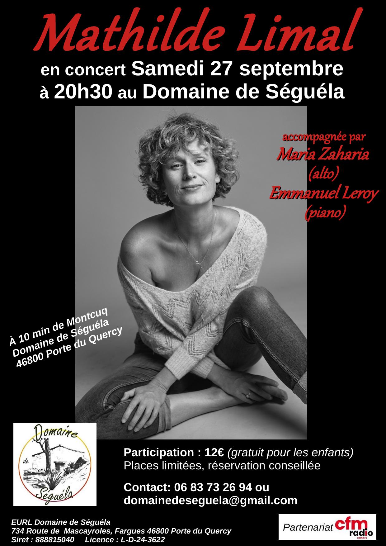 Figeac : Concert de Mathilde Limal