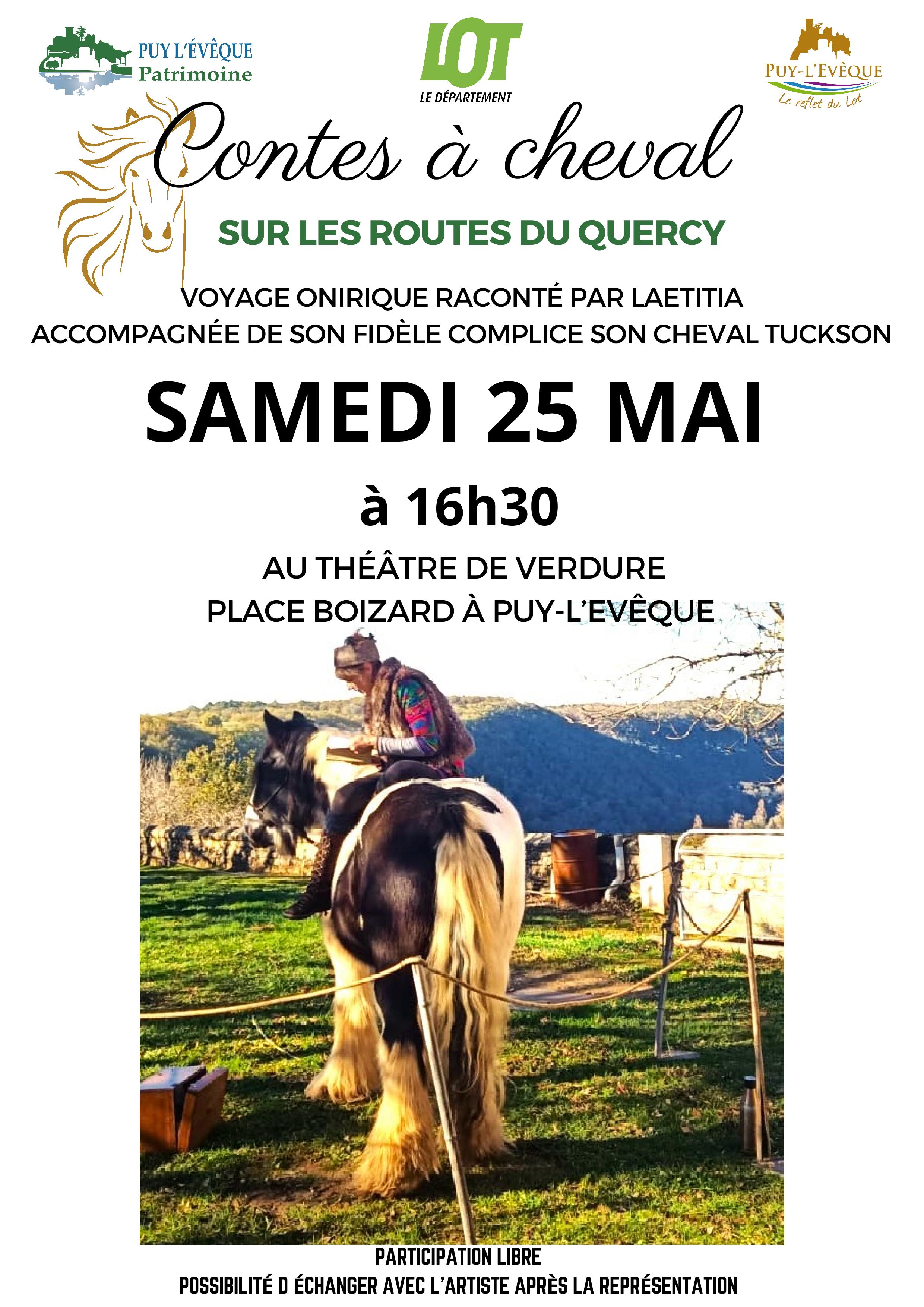 Figeac : Contes à cheval sur les routes du Quercy