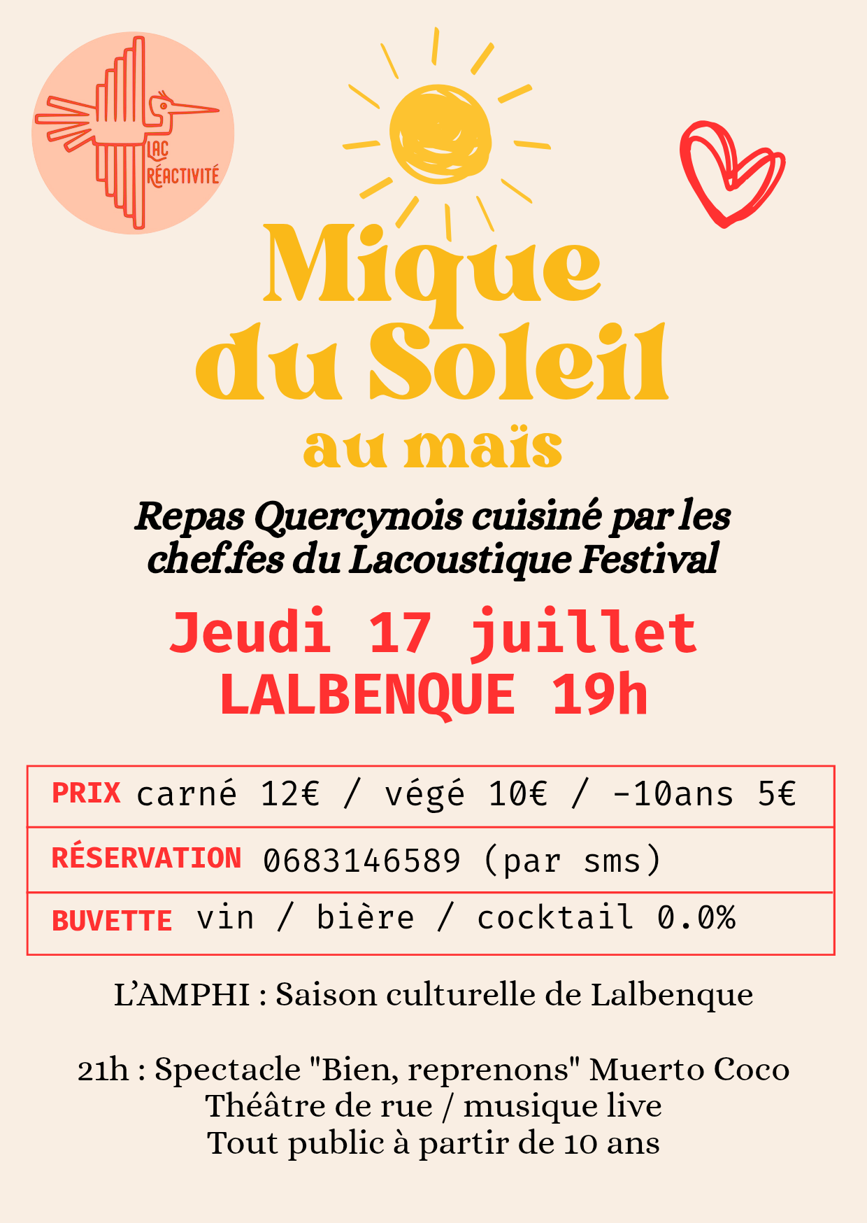 Figeac : Repas Quercynois / Théâtre 