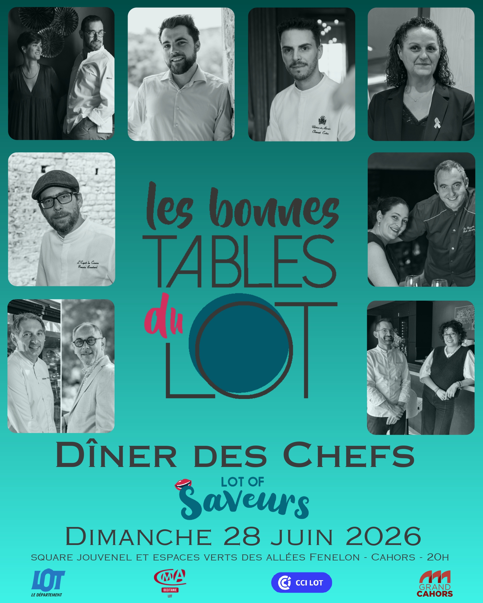 Figeac : Lot of Saveurs : Le Grand Dîner des Bonnes Tables du Lot