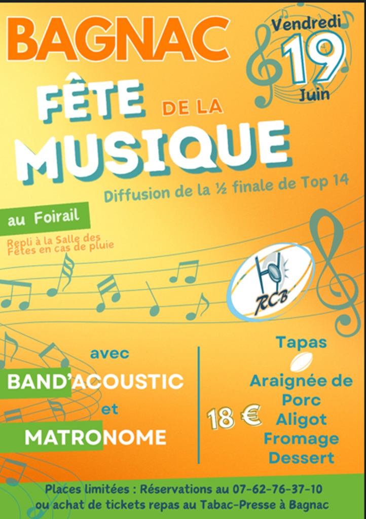 Figeac : Fête de la Musique à Bagnac sur Célé