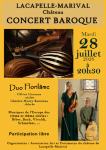 Figeac : Concert Baroque au Château de Lacapelle