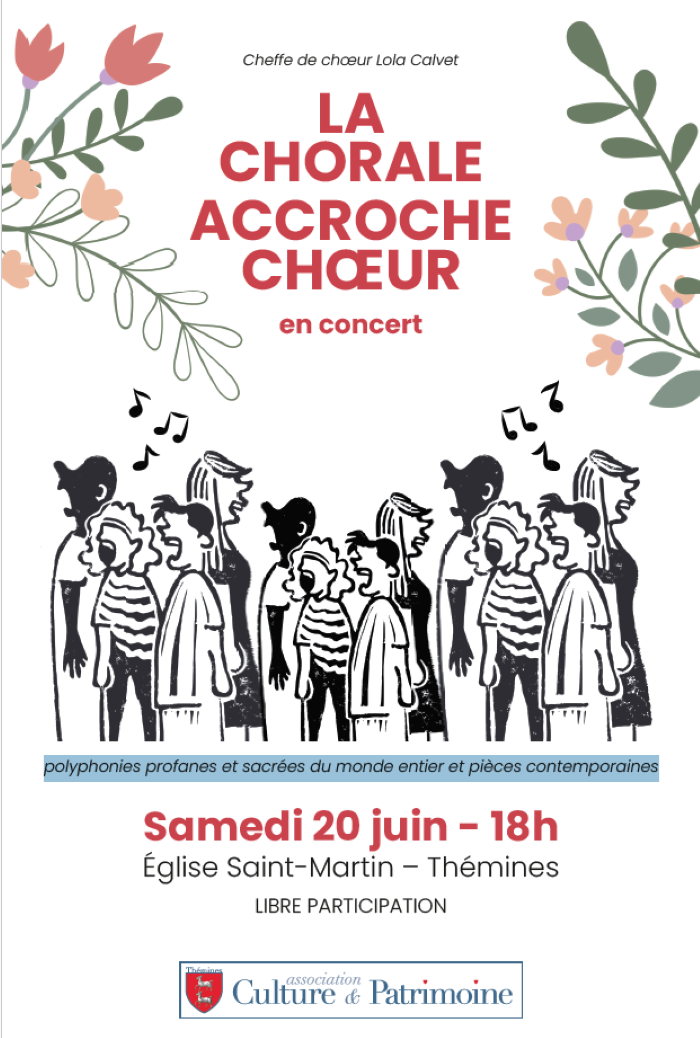 Figeac : Concert de la chorale « Accroche Chœur » à Thémines