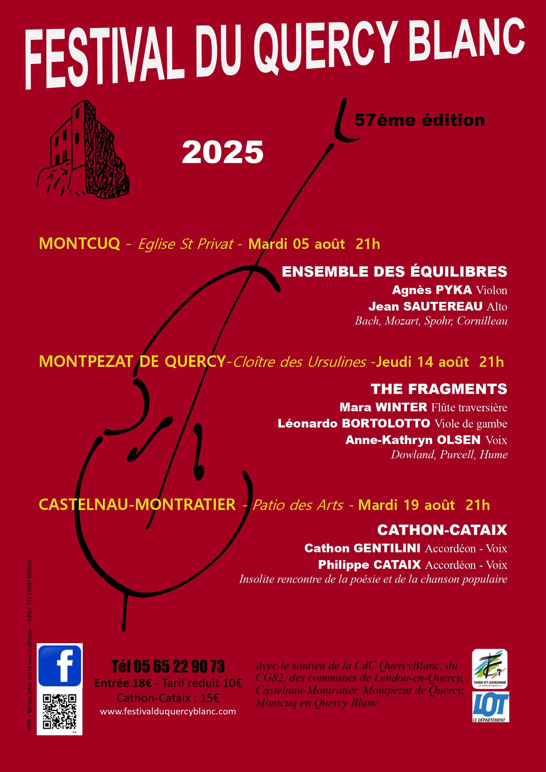 Figeac : Festival du Quercy Blanc : Ensemble des équilibres