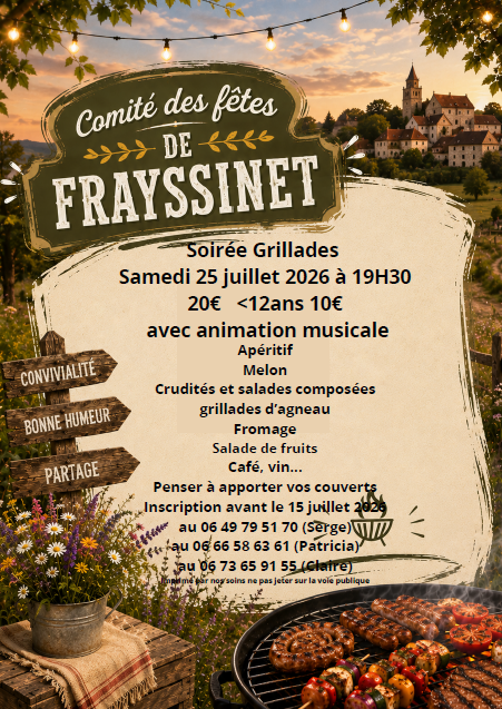 Figeac : Soirée grillades à Frayssinet