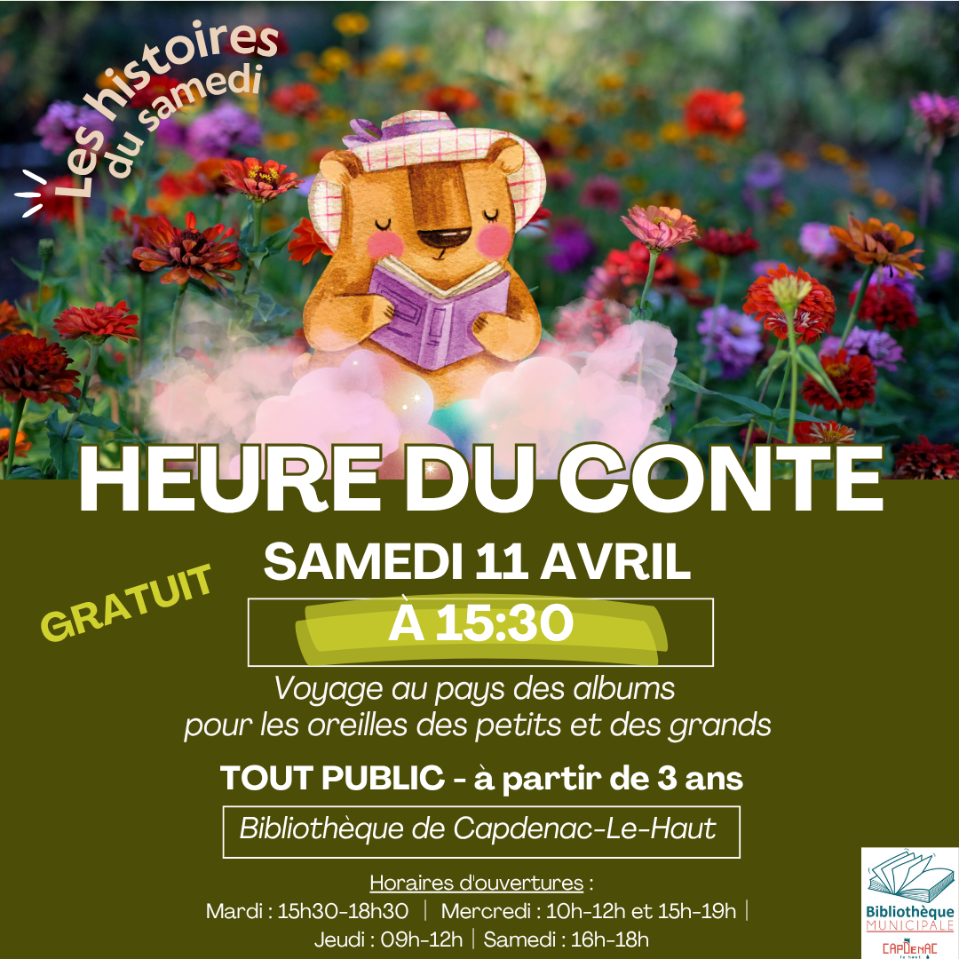 Figeac : L'heure du conte à la bibliothèque de Capdenac-le-Haut