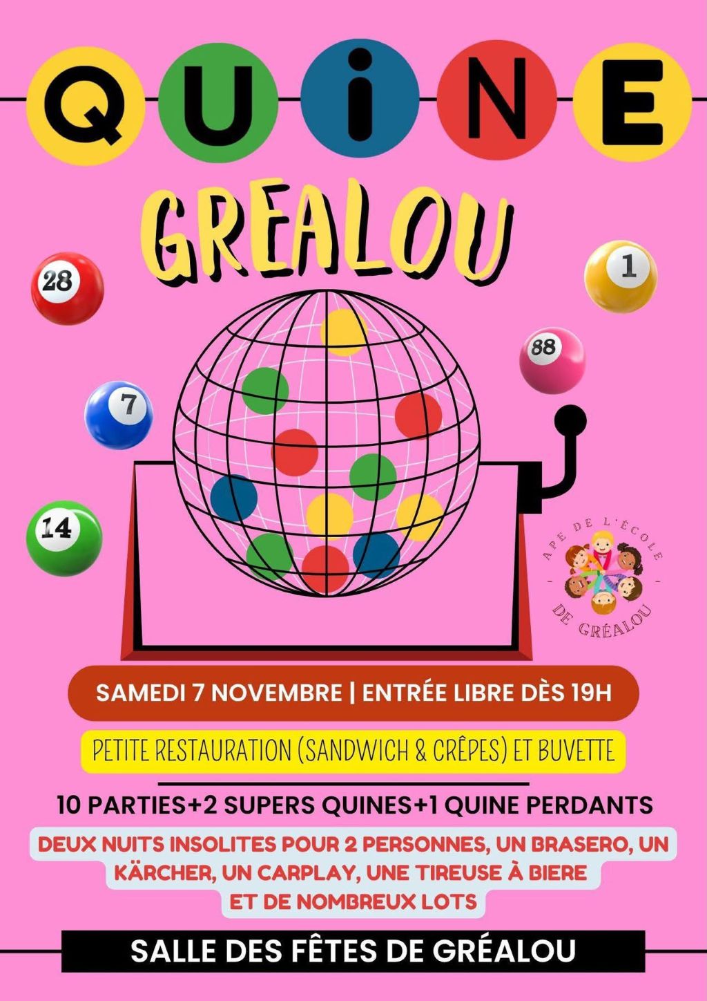 Figeac : Quine à Gréalou