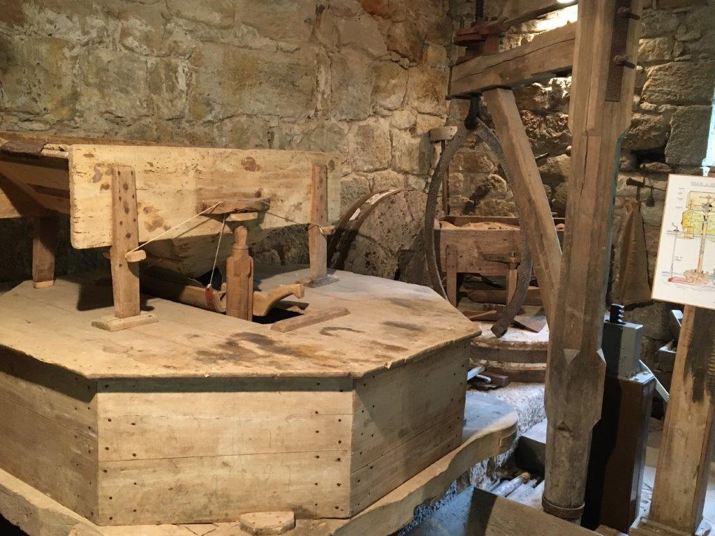 Figeac : journée du patrimoine des moulins, visite du moulin de Vitrac
