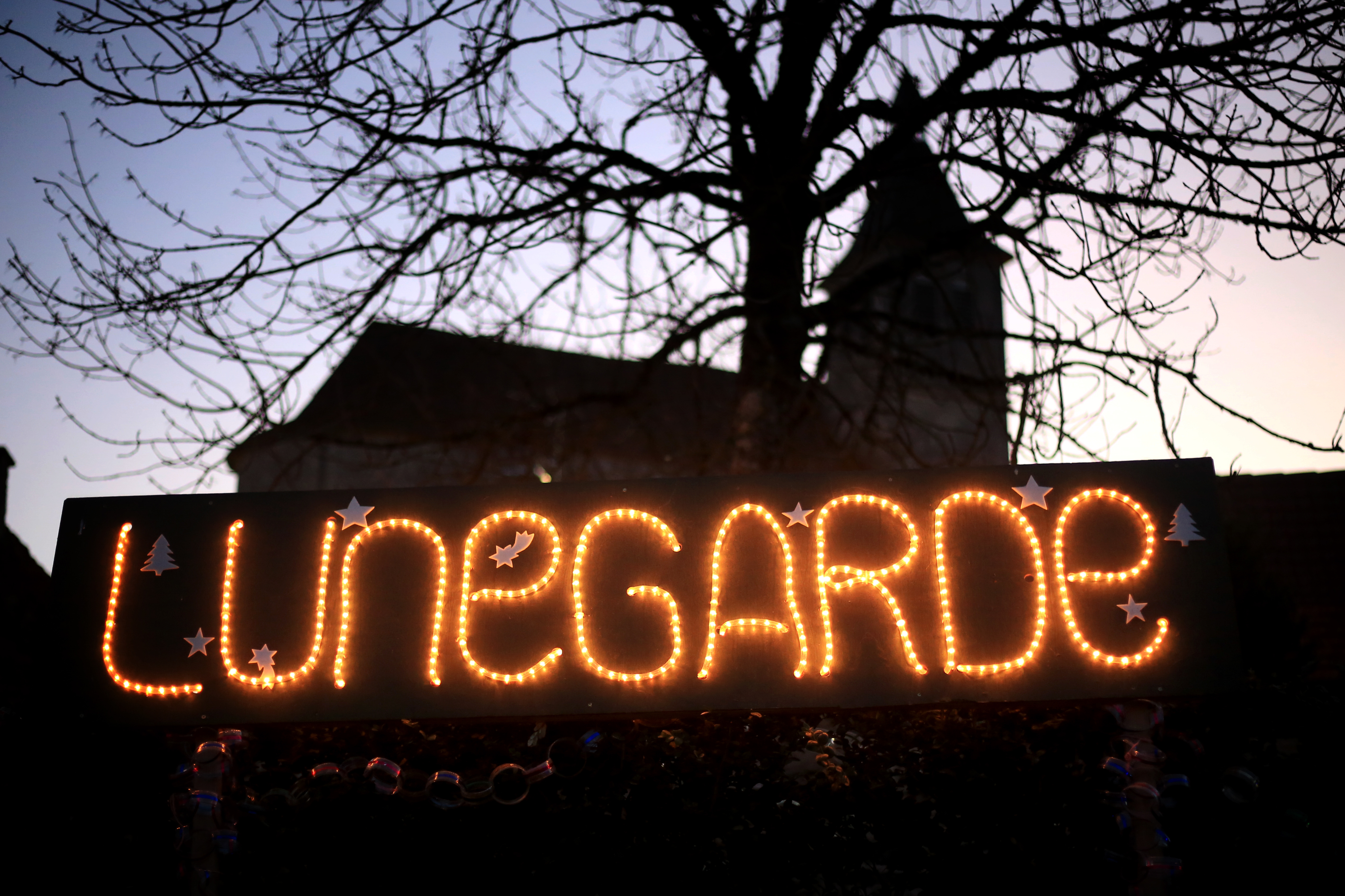 Figeac : Illuminations de Noël à Lunegarde