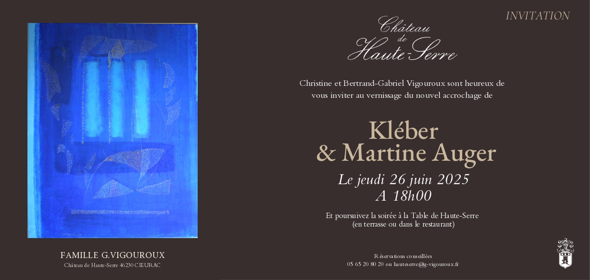 Figeac : Vernissage de l'exposition de Kléber & Martine Auger