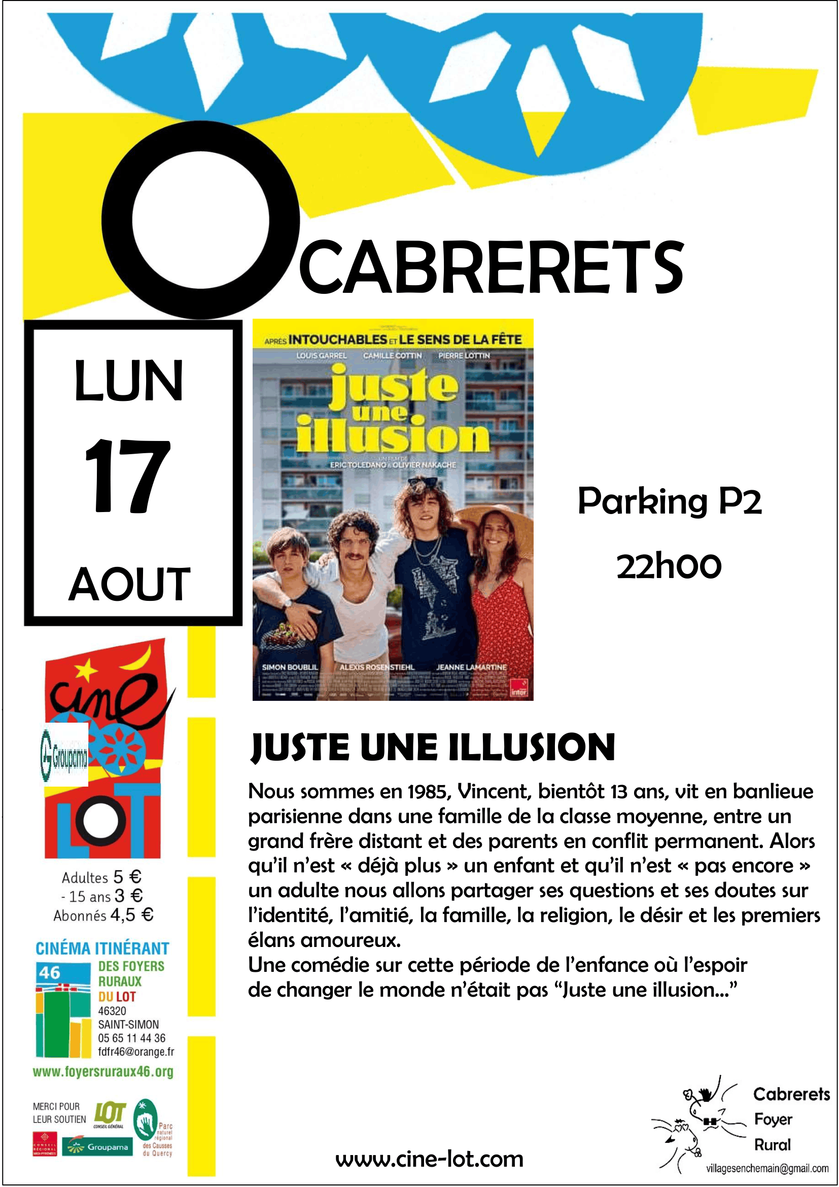Figeac : Cinéma en plein air : 