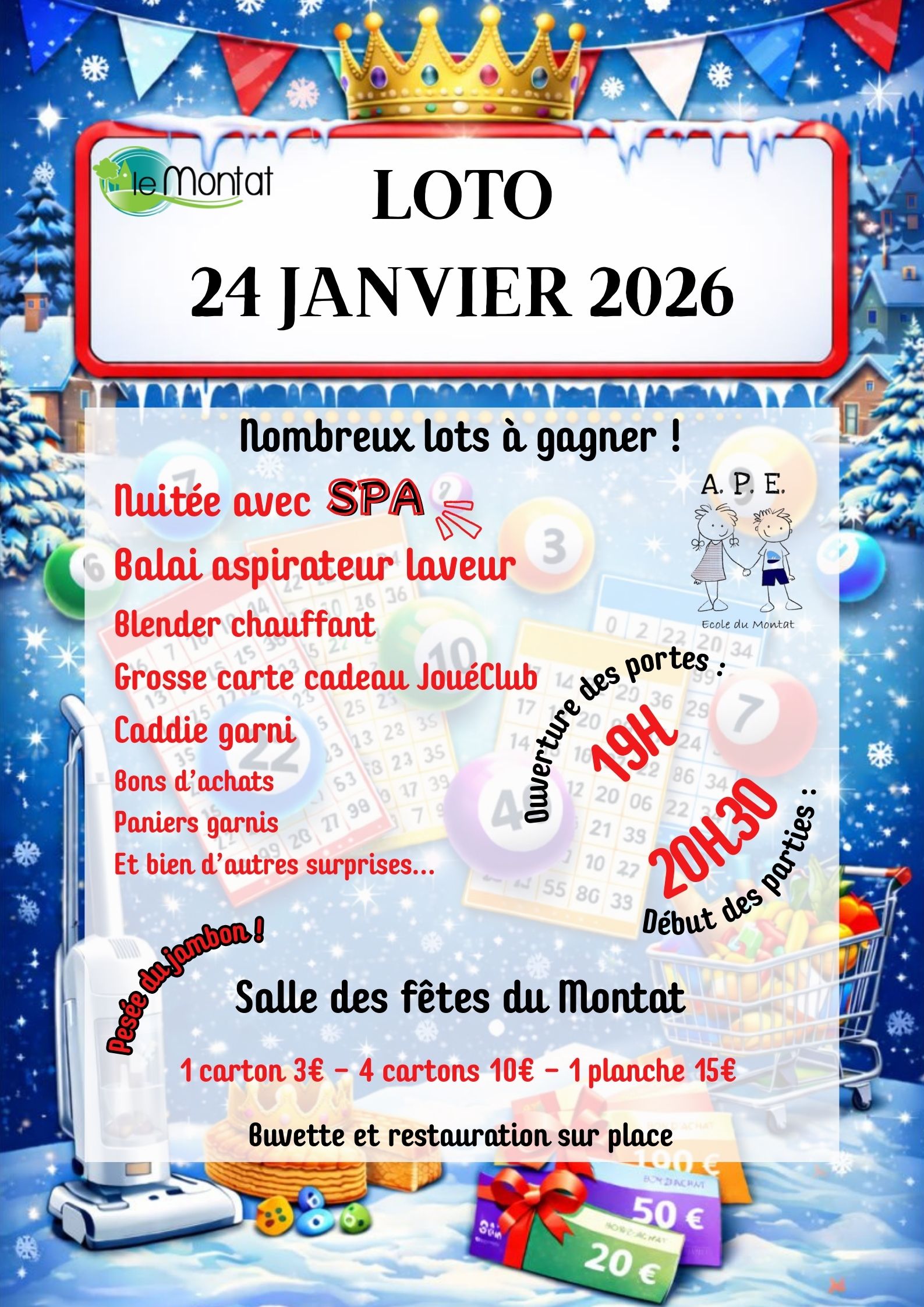 Figeac : Loto de l'APE de l'école