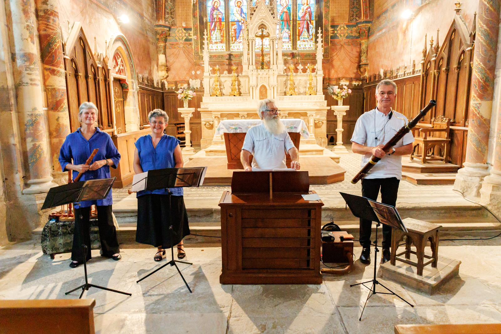 Figeac : Concert à l'église de Bagat : ensemble 