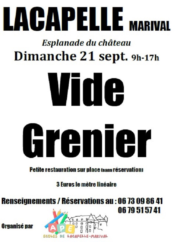 Figeac : Vide grenier à Lacapelle-Marival