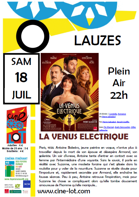 Figeac : Ciné Lot à Lauzès, séance en plein air