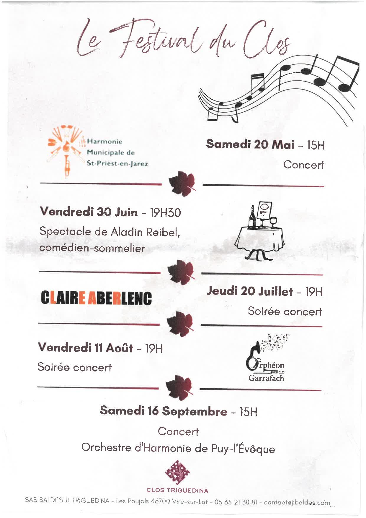 Figeac : Le festival du Clos : harmonie de Puy-l'Evêque