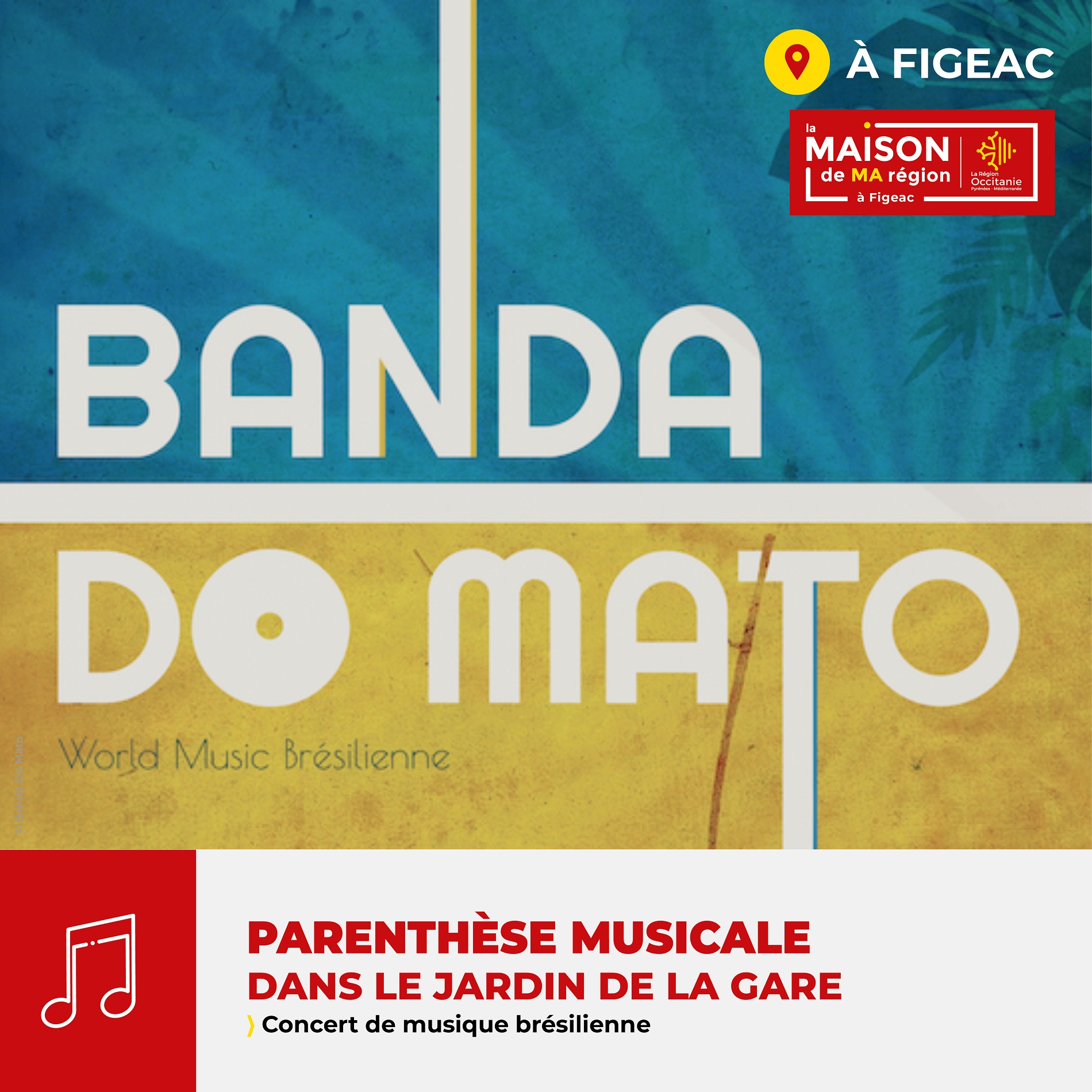 Figeac : Parenthèse musicale dans le jardin de la gare de Figeac