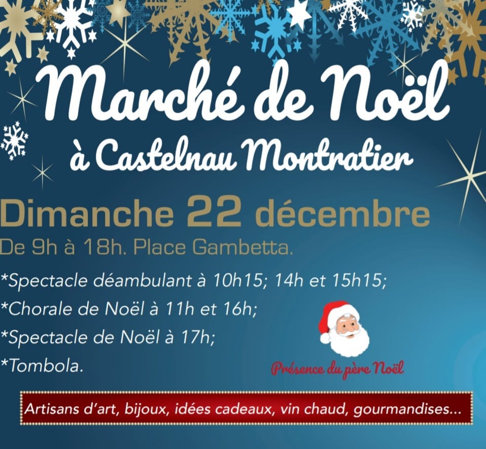 Figeac : Marché de Noël à Castelnau-Montratier