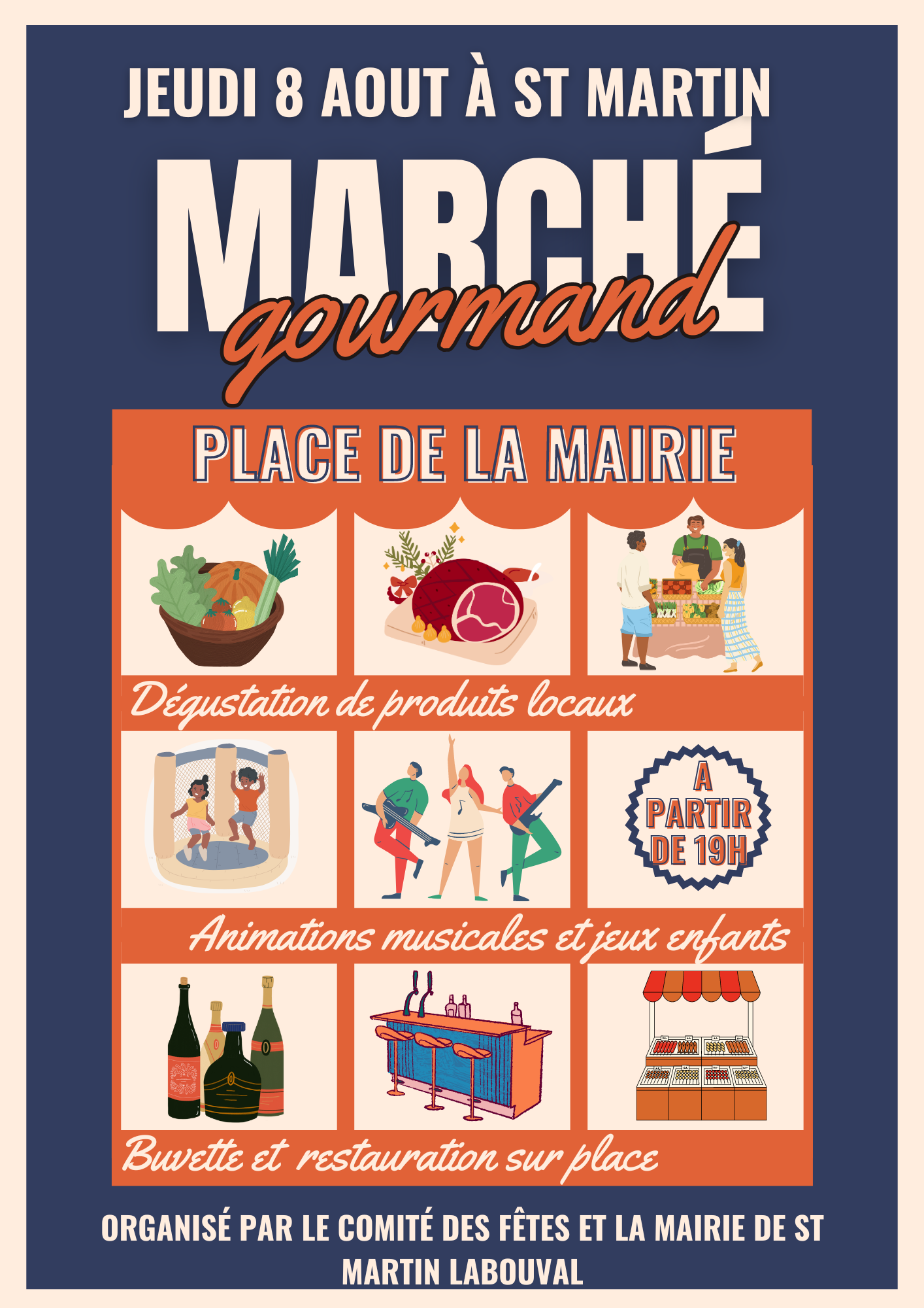 Figeac : Marché gourmand à Saint-Martin-Labouval