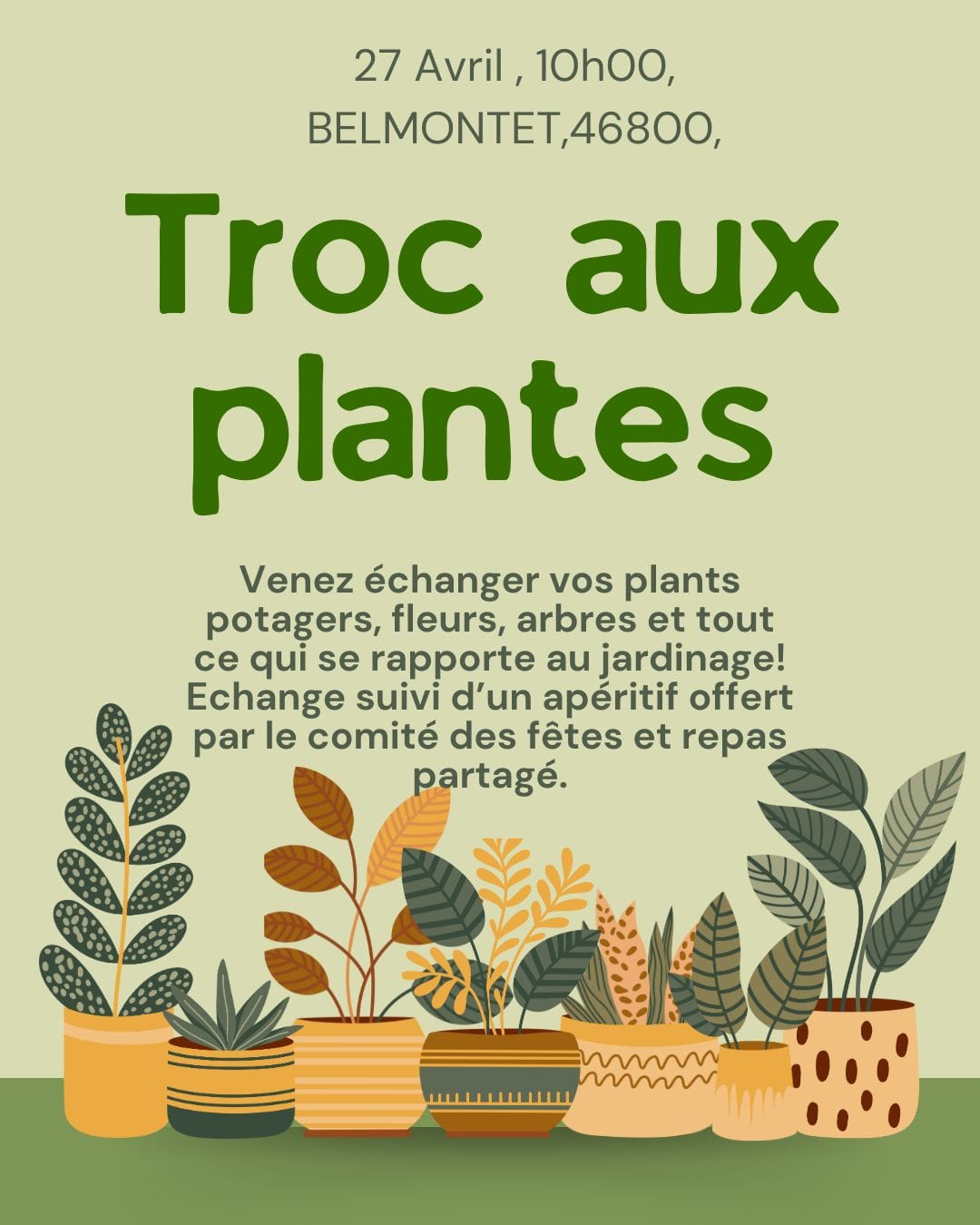 Figeac : Troc aux plantes à Belmontet