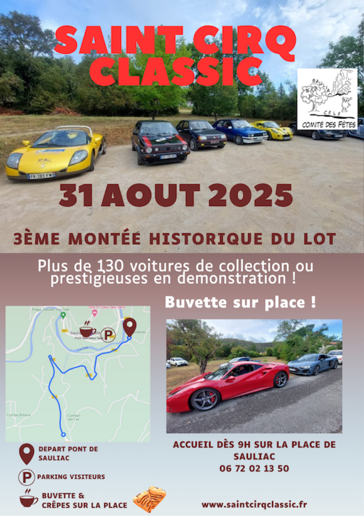 Figeac : 3ème montée du Lot – Saint Cirq Classic, étape Sauliac